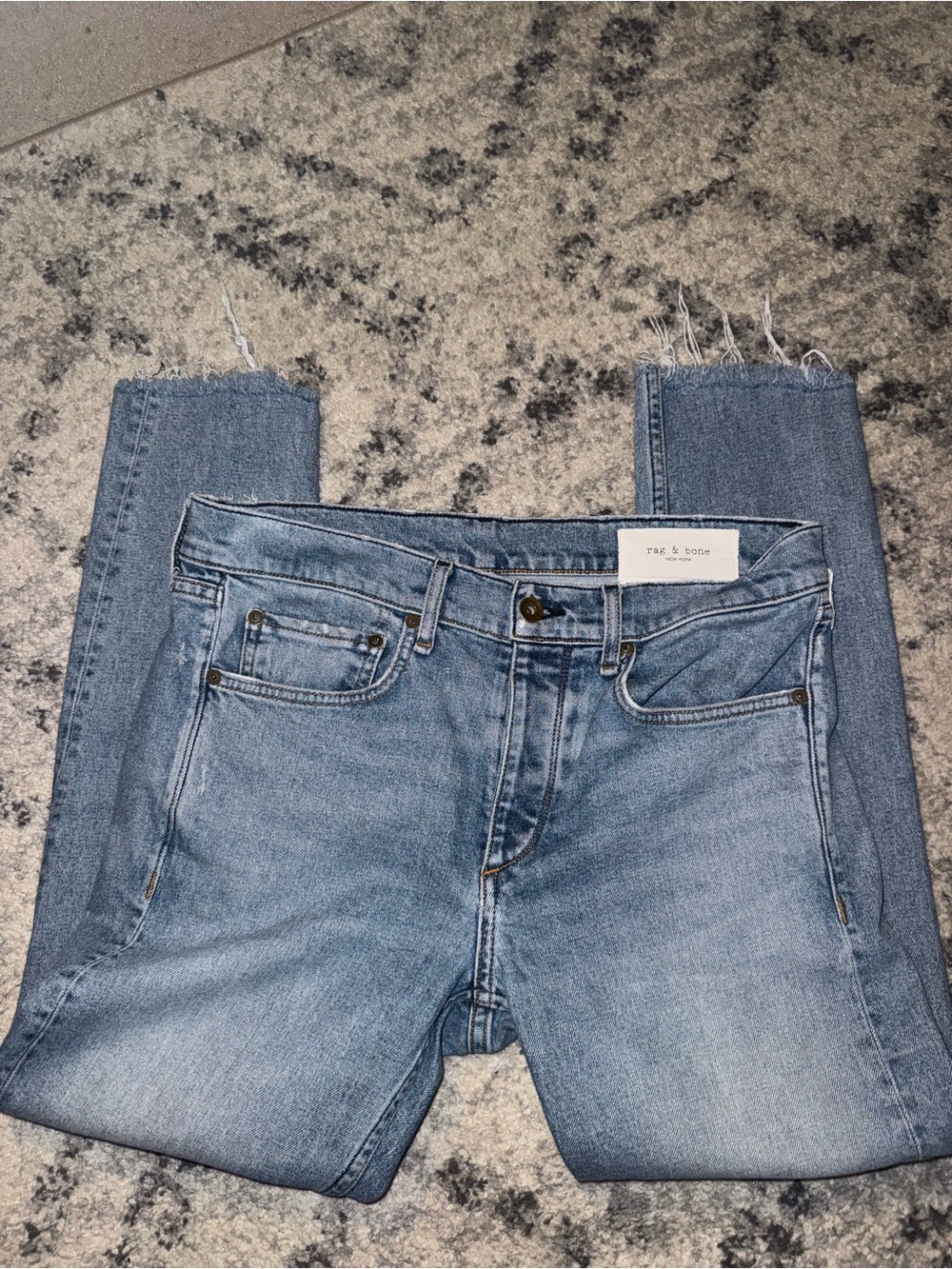 rag & bone Light Wash Slim Men's Jeans